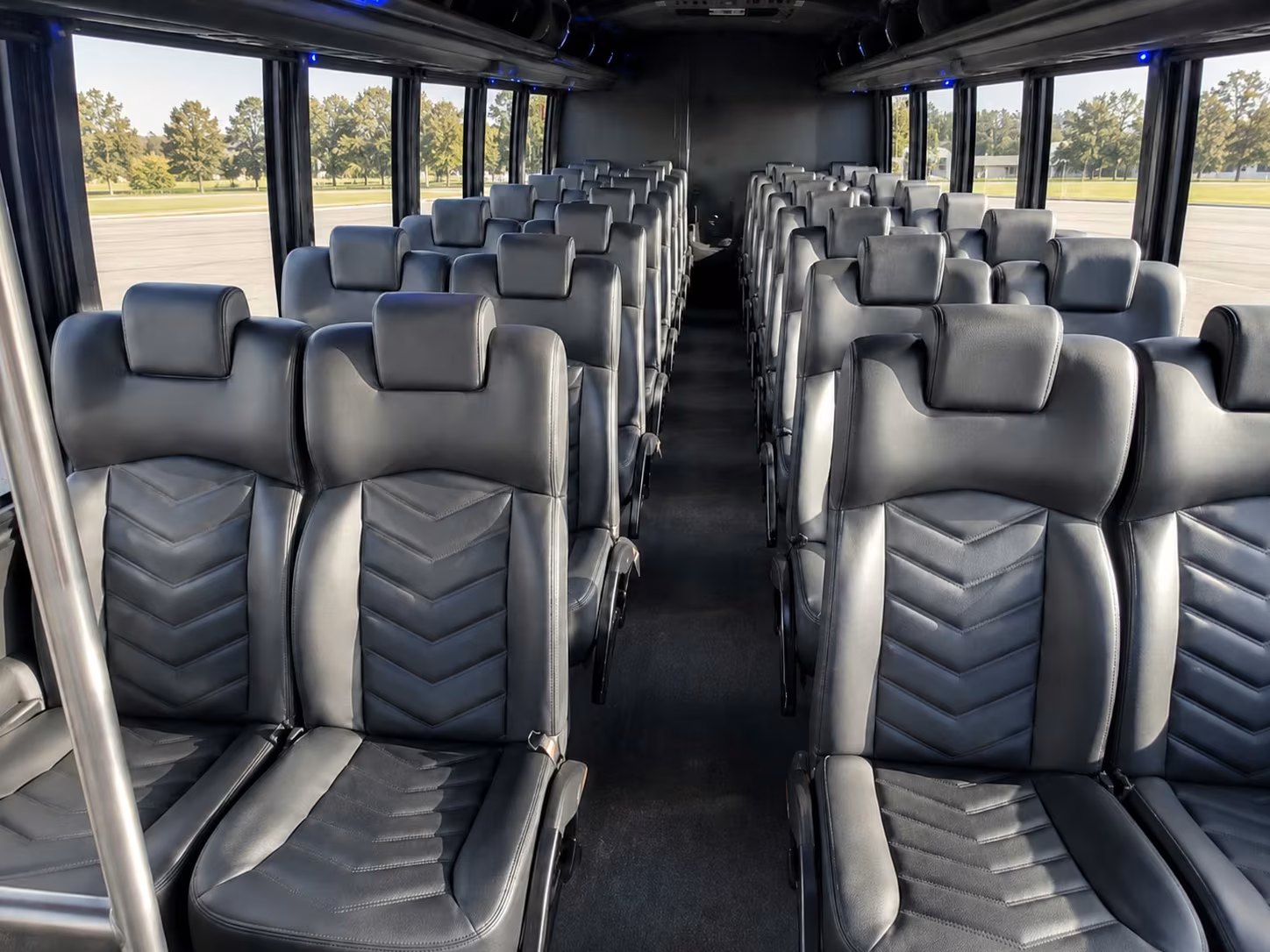 18 passenger minibus inside