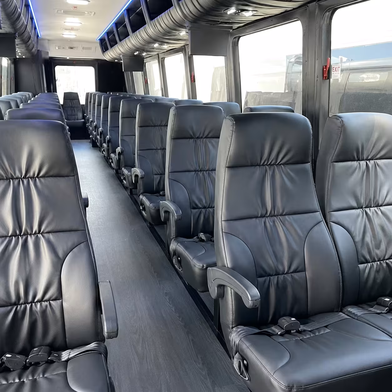 28 passenger minibus inside
