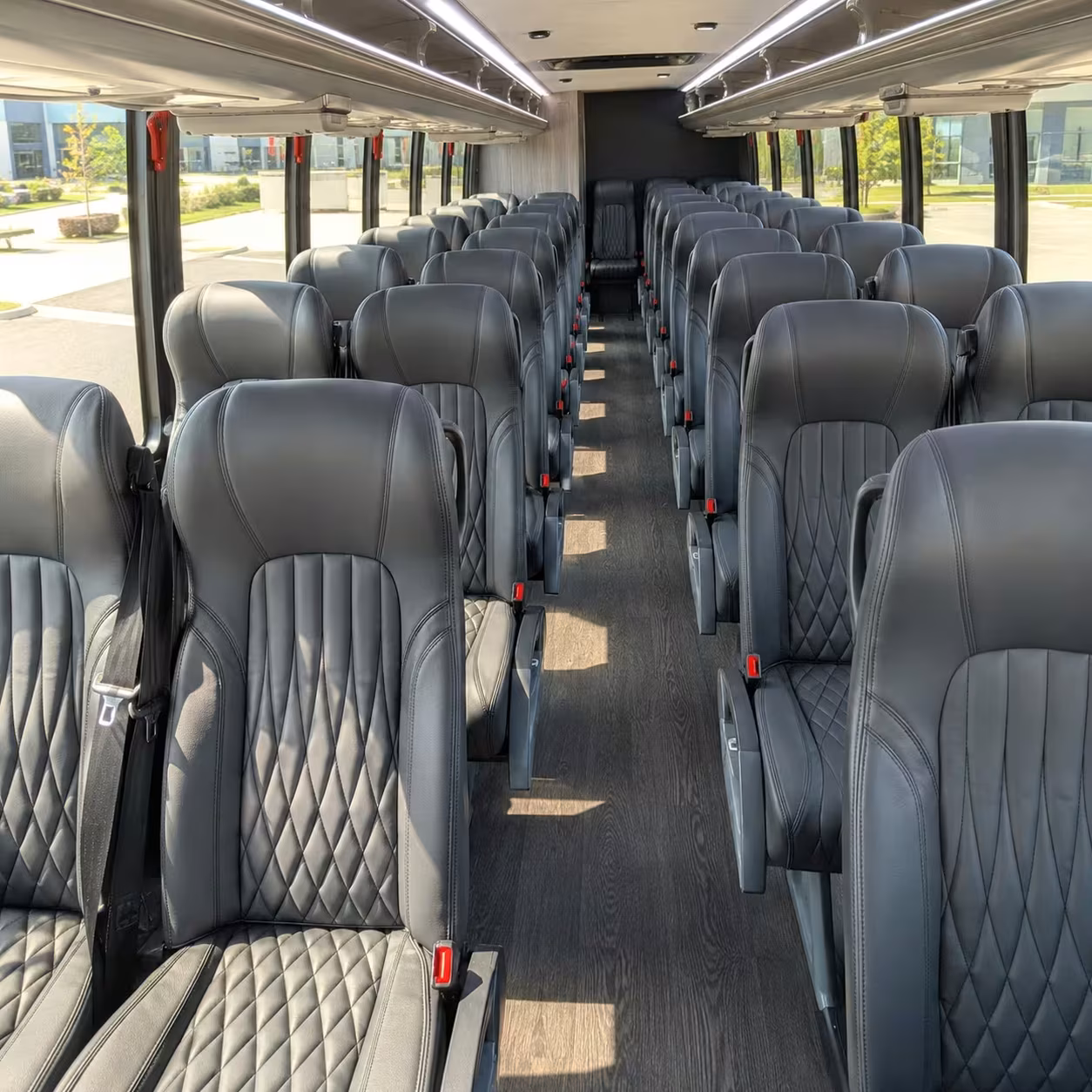 35 passenger minibus interior