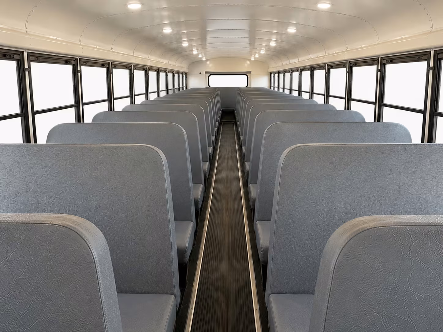 school bus inside