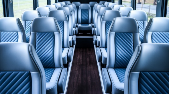 15 passenger minibus interior