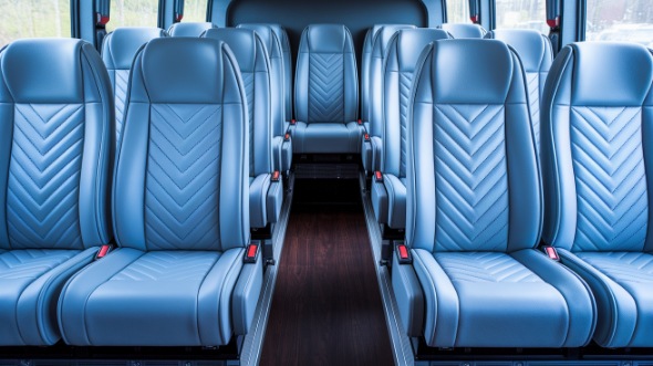 18 passenger minibus interior