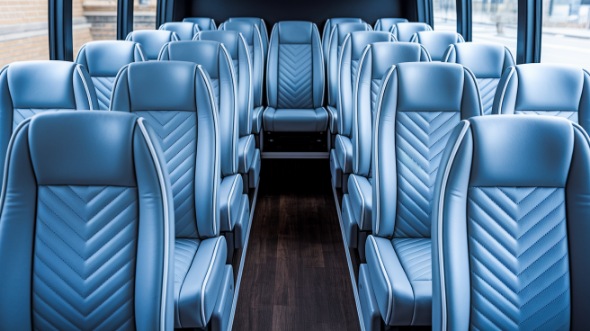20 passenger minibus interior
