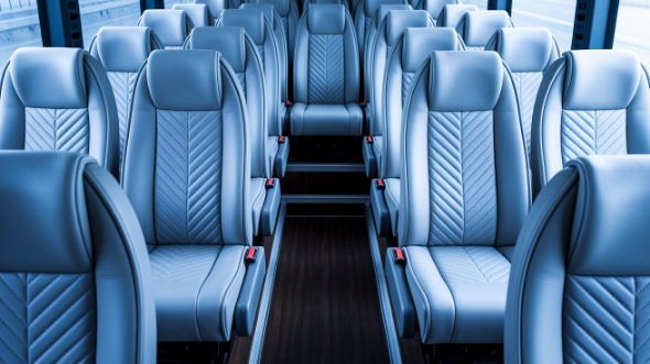 28 passenger minibus interior
