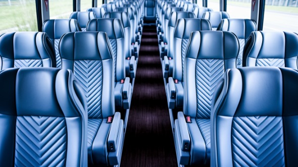 50 passenger charter bus interior