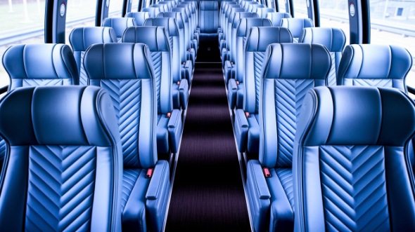 54 passenger charter bus interior