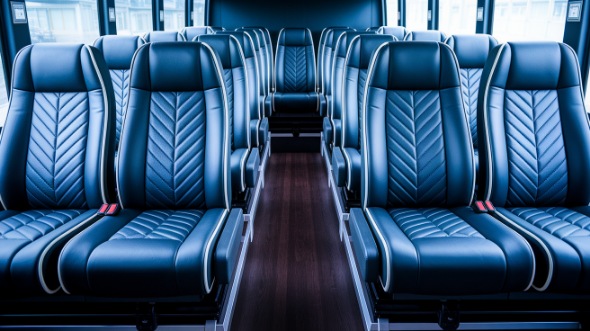 danbury 15 passenger minibus inside