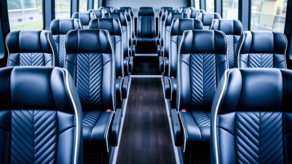 danbury 20 passenger minibus inside