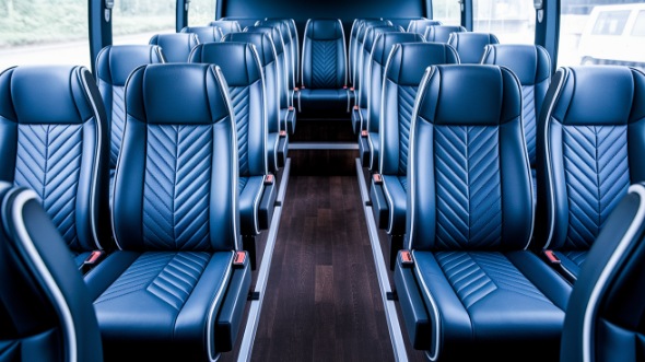 danbury 25 passenger minibus inside