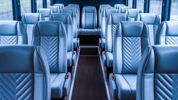 danbury 30 passenger minibus inside