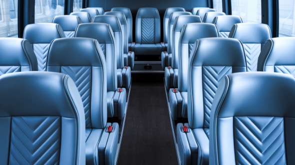 danbury 35 passenger minibus inside