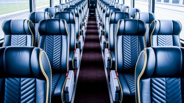 danbury 54 passenger charter bus rental