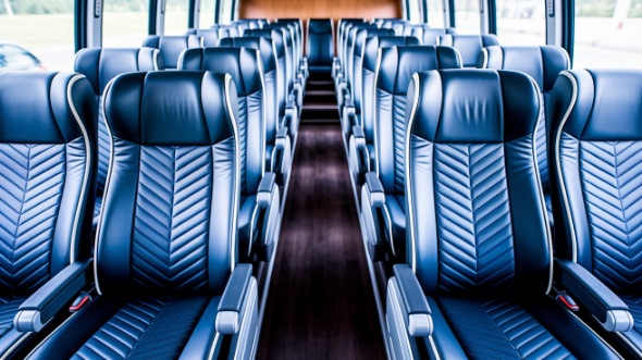 danbury 55 passenger charter bus rental
