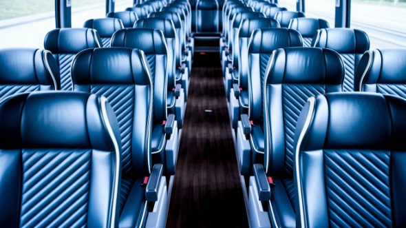 danbury 56 passenger charter bus inside