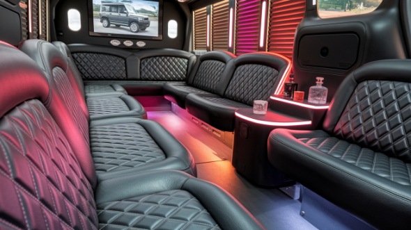 danbury party bus rental inside