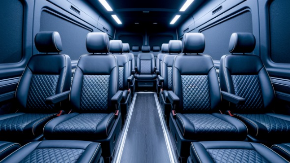 sprinter van with driver interior